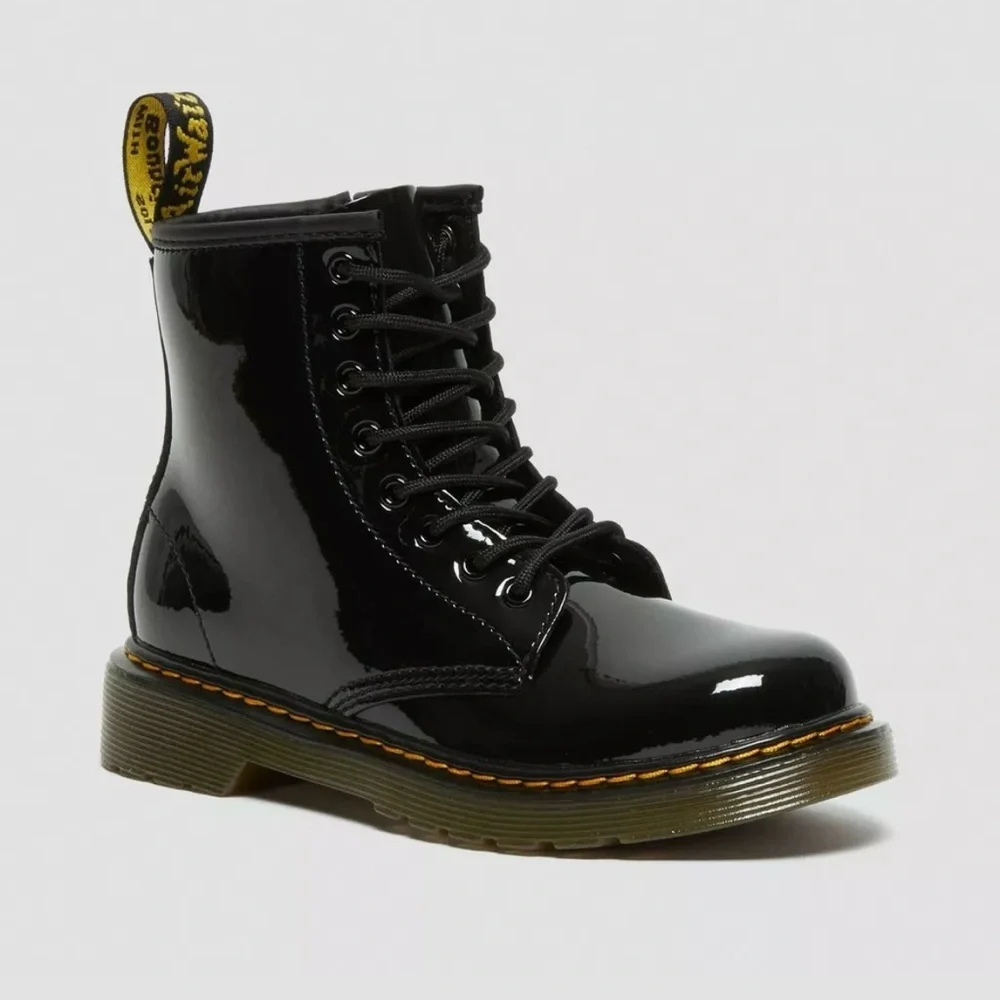 Dr. Martens 1460 Patent Leather Lace Up Boots
